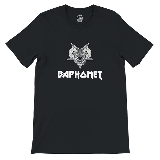 Baphomet goats head T-Shirt, pentagram tee, occult shirt, heavy metal tshirt, devil worship shirt, unisex fashion - Rampage Design Studio