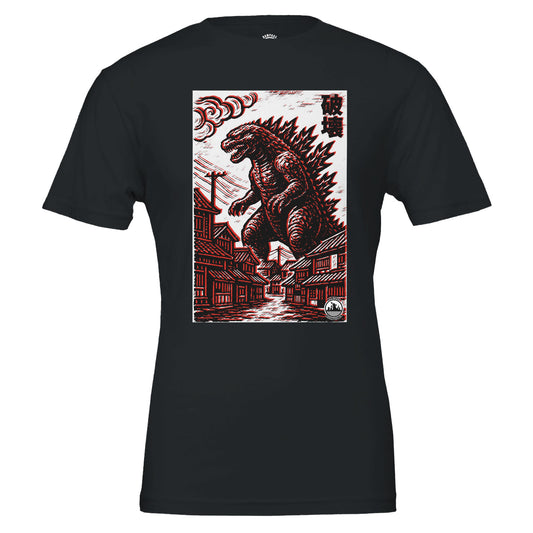 "Kaiju Destruction" - Japanese Monster T-Shirt - Rampage Design Studio