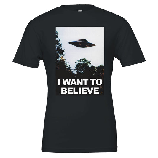 I Want To Believe UFO T-Shirt - Rampage Design Studio