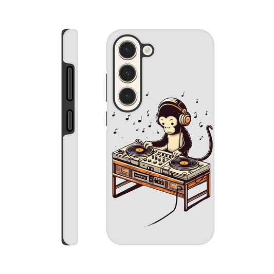 Monkey DJ Samsung Galaxy Case, Monkey phone case, Durable Dual-Layer, tough iphone case, Glossy Finish, - Rampage Design Studio