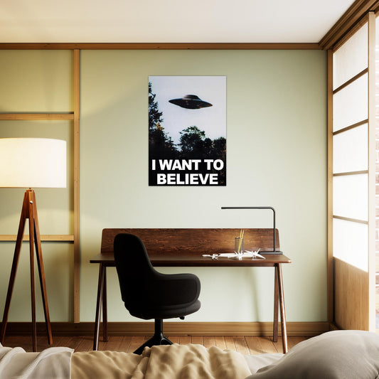 UFO “I Want To Believe” Style Poster - Rampage Design Studio