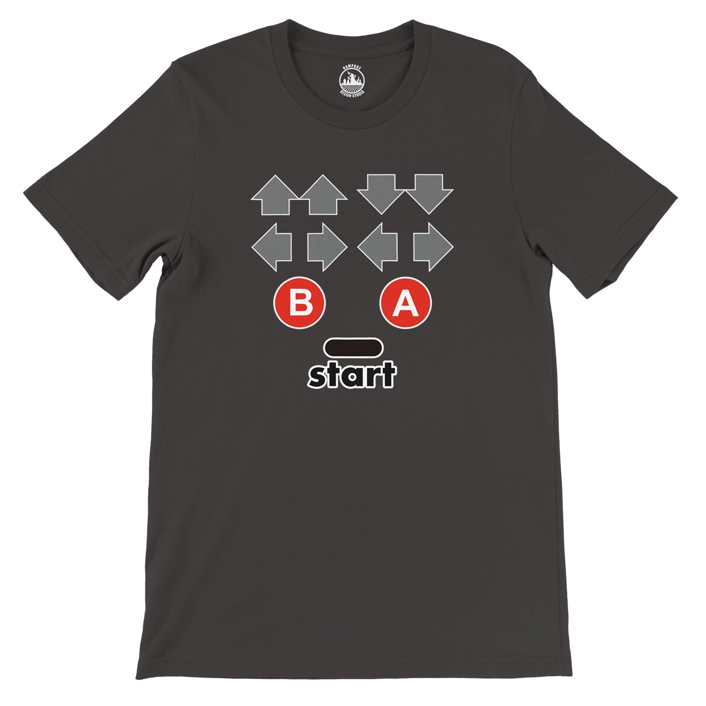 The Konami Code T-Shirt, Cheat Code Tee, Gaming T-Shirt, Gamers Shirt, Gaming Meme Tee, Gift for Geeks - Rampage Design Studio