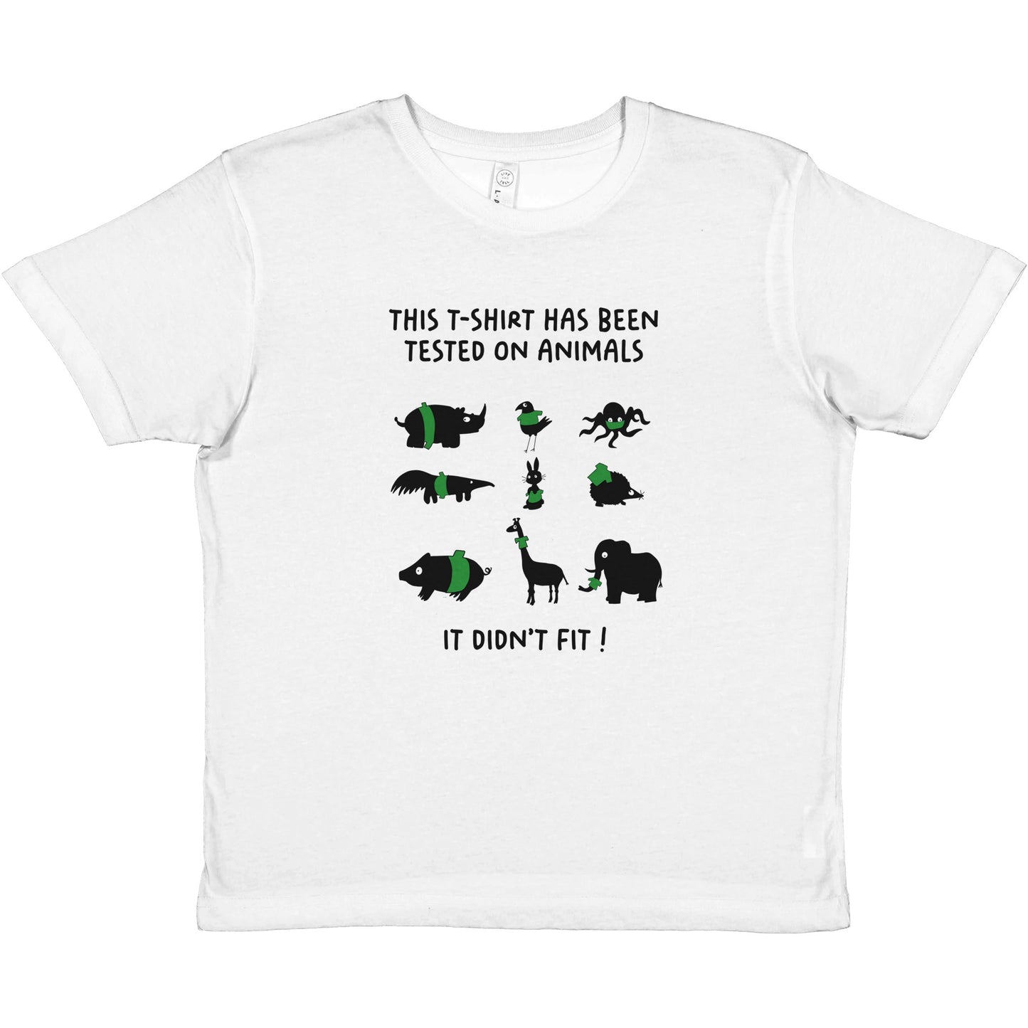 Funny kids Animal T-Shirt Animal Testing Joke Shirt for Kids Gifts for Kids Cute Animal lovers Tee - Rampage Design Studio