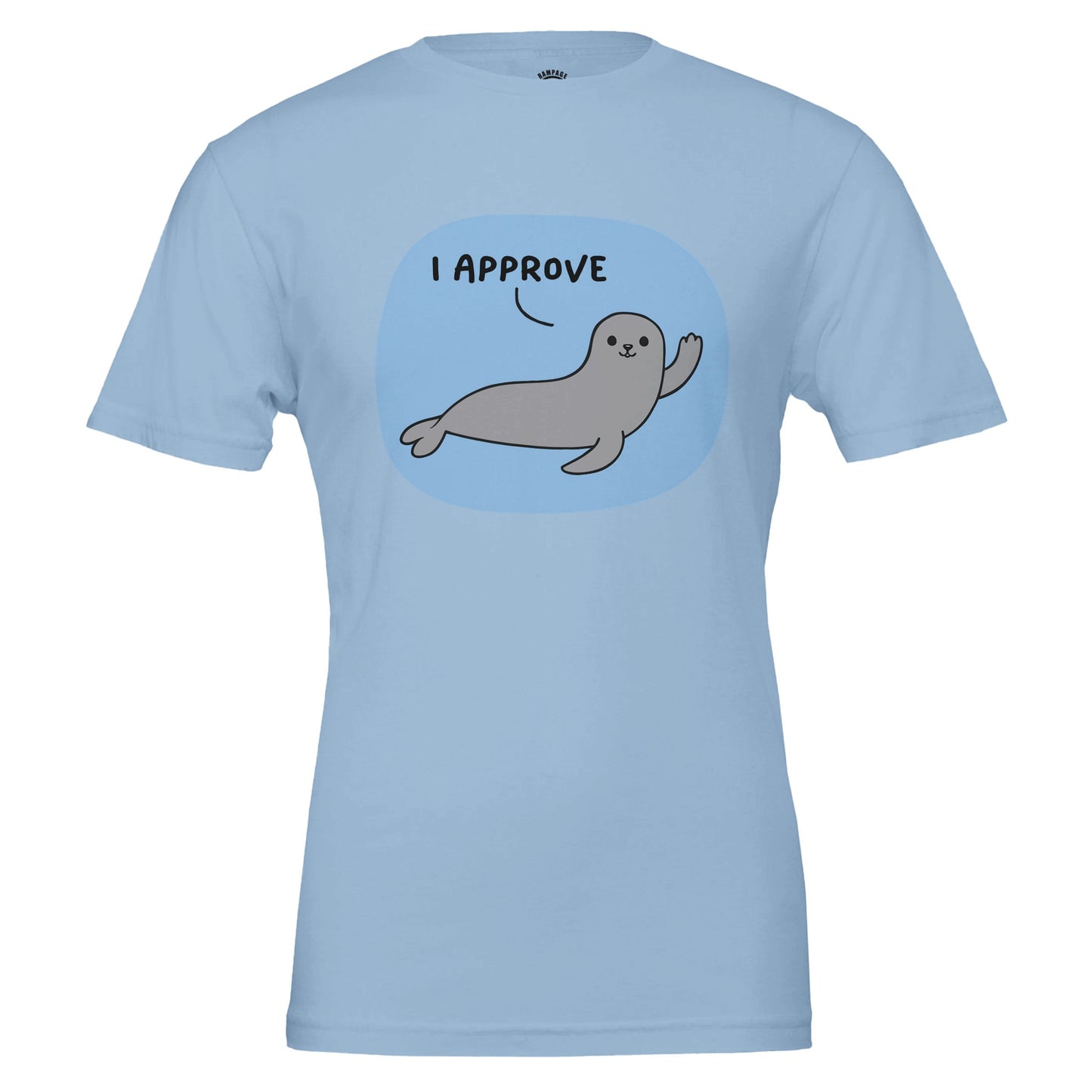I Approve Seal T-Shirt – Cute Seal of Approval Funny Graphic Tee - Rampage Design Studio