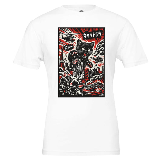 Giant Cat Kaiju T-Shirt - Rampage Design Studio