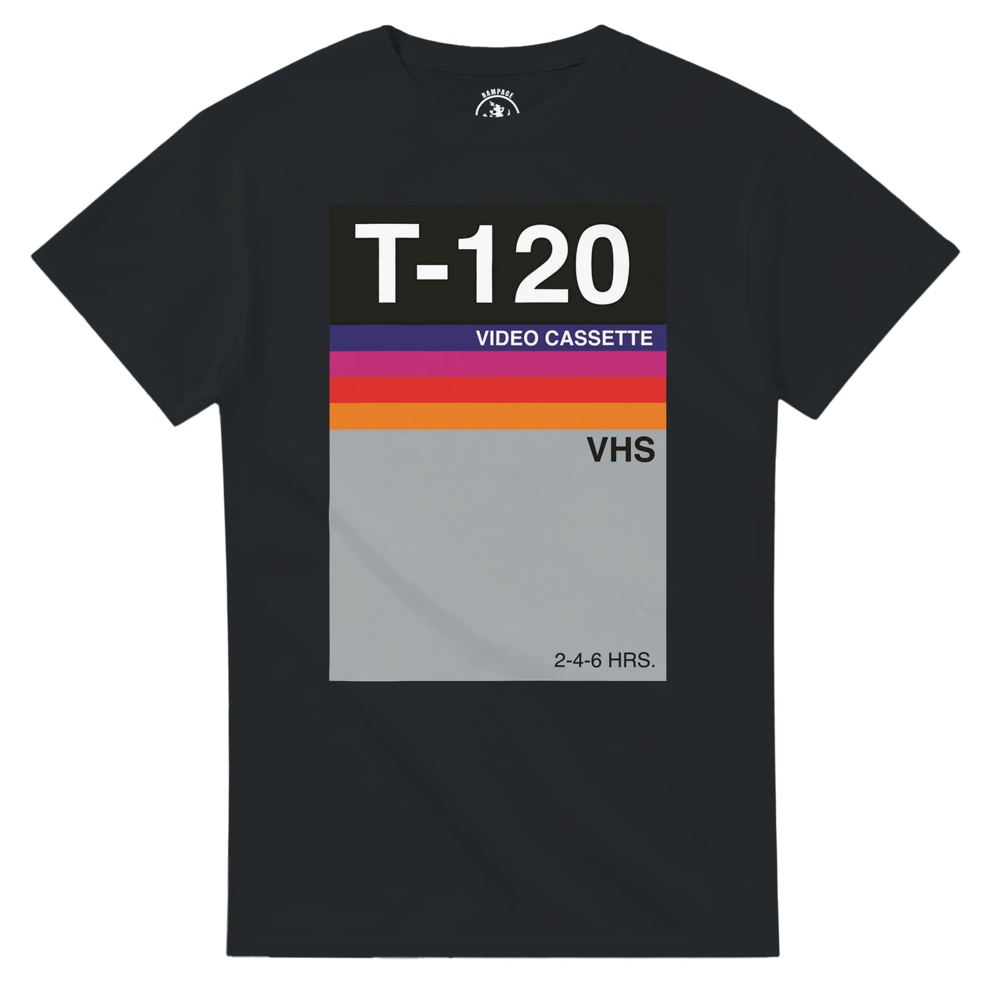 Retro VHS T-120 T-Shirt - Rampage Design Studio
