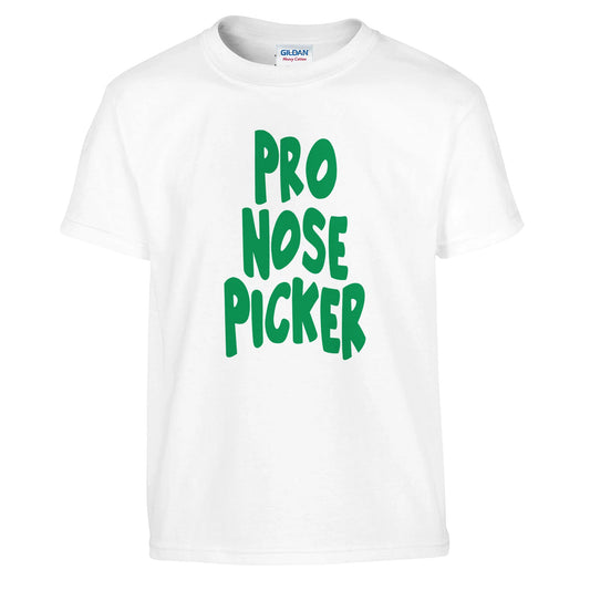Kids' Pro Nose Picker T-Shirt For A Child Gift Tee For Kids Play Funny Shirt for Son Fun Tee for Daughter - Rampage Design Studio