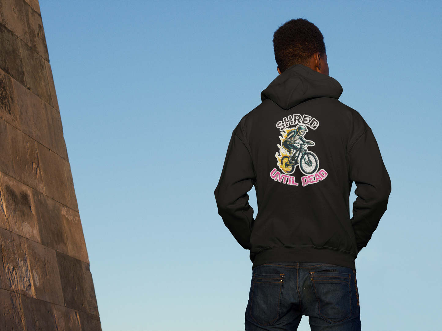 Shred Until Dead - Premium Unisex Crewneck T-shirt - Rampage Design Studio