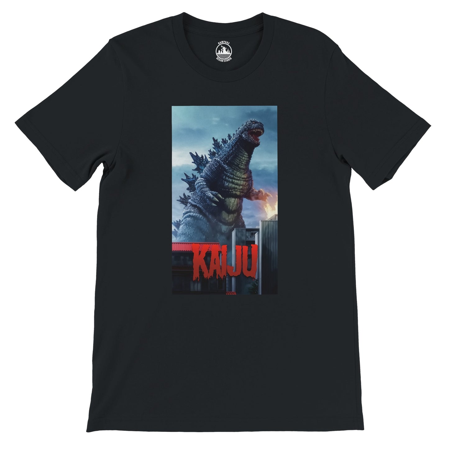 Kaiju Rampage T-Shirt – Godzilla Monster - Soft Cotton, Eco-Friendly - Rampage Design Studio