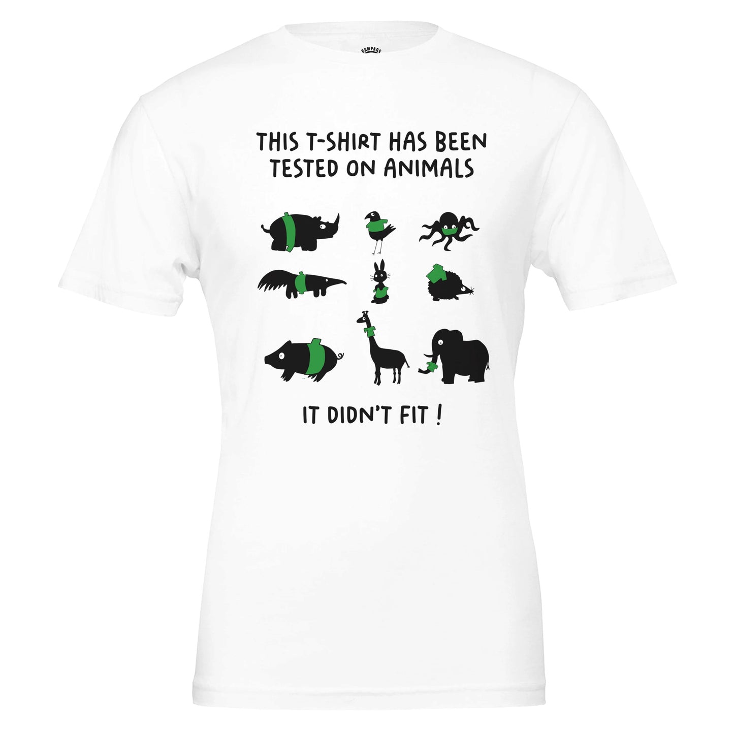 Funny Animal Testing t-shirt With Animal Design Joke Shirt For Gift For Animal Lover - Rampage Design Studio