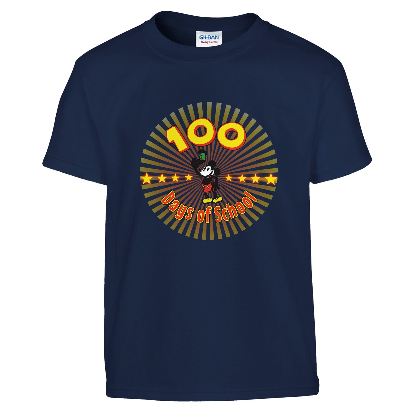 100 Days of School T-Shirt, Mickey Mouse Tee - Rampage Design Studio