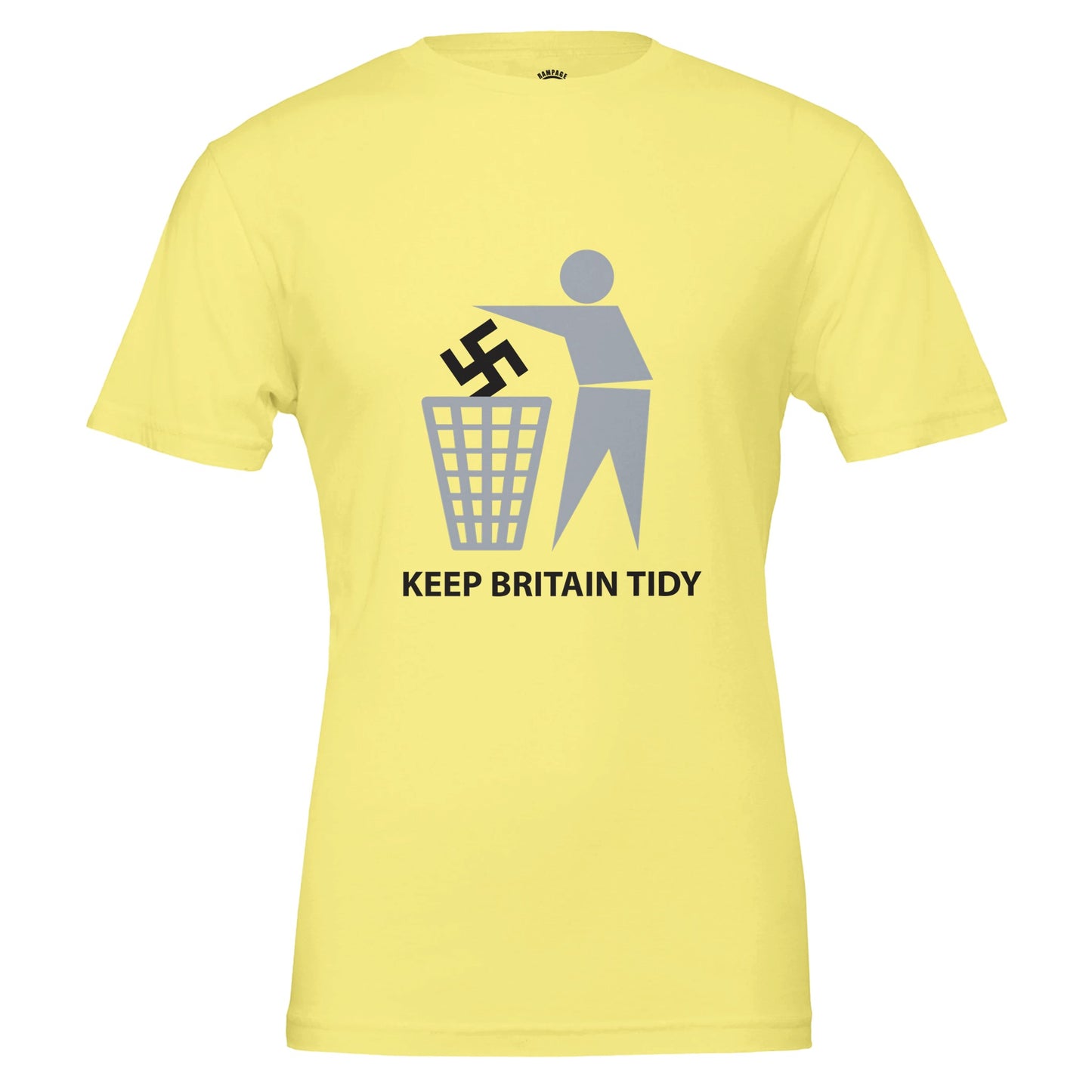 Keep Britain Tidy: Stand Against Hate - Premium Unisex Crewneck T-shirt - Rampage Design Studio