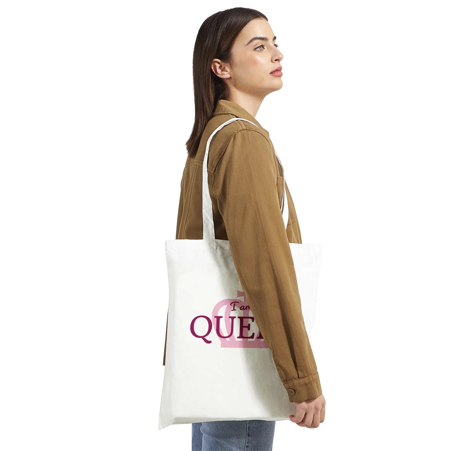 I Am a Queen Tote Bag - Rampage Design Studio
