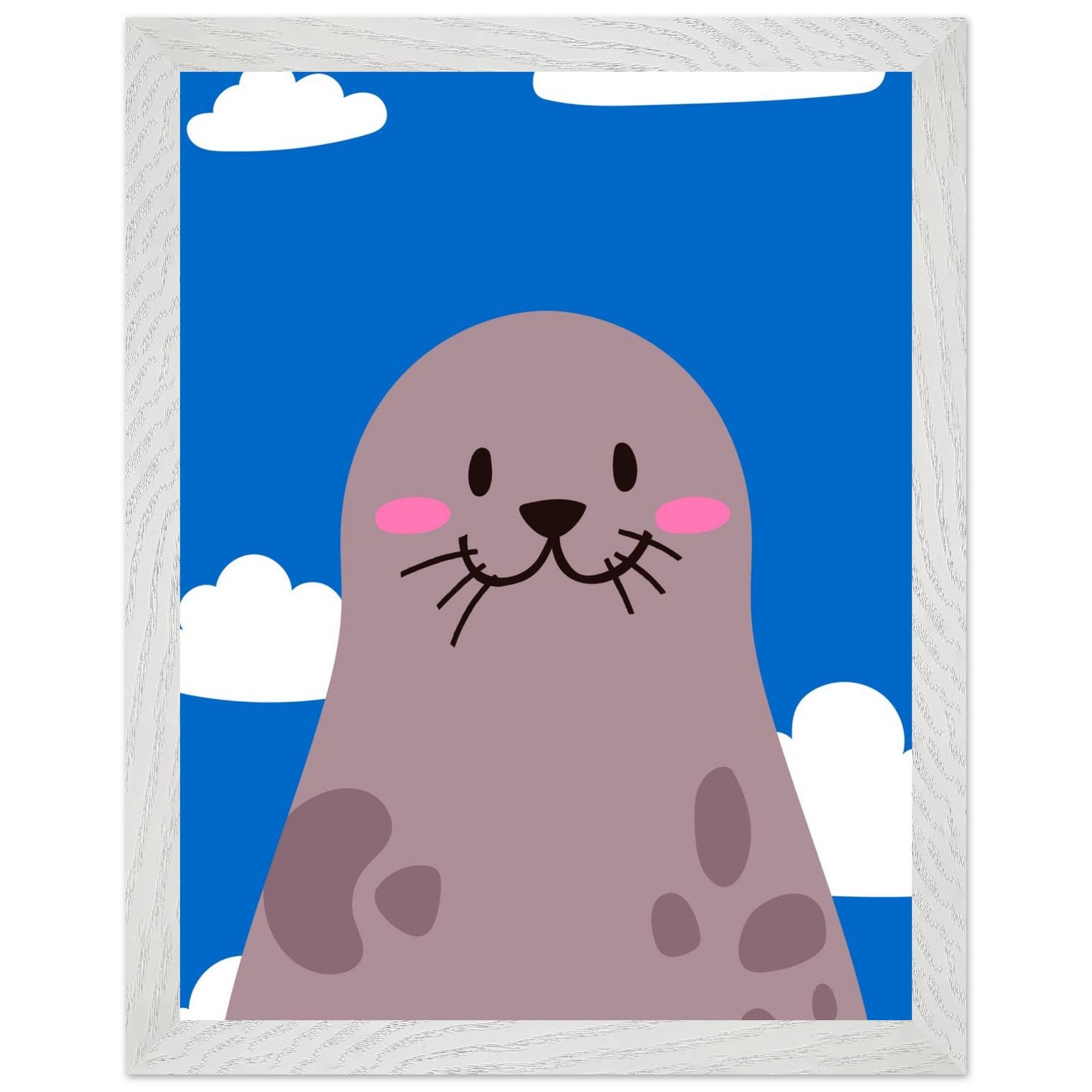 Personalized Nursery Art Mounted Framed Poster for Kids Rooms - Rampage Design Studio