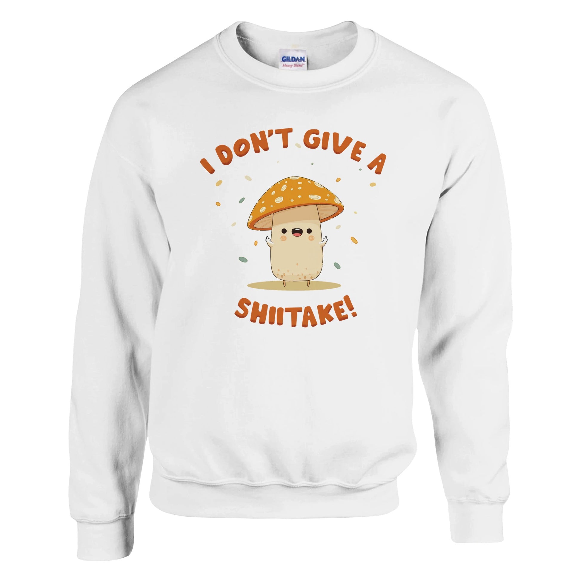 Funny Shiitake Mushroom Sweatshirt – Cute Pun Graphic, Cozy Unisex Sweater, Sarcastic Gift for Foodies & Mushroom Lovers - Rampage Design Studio