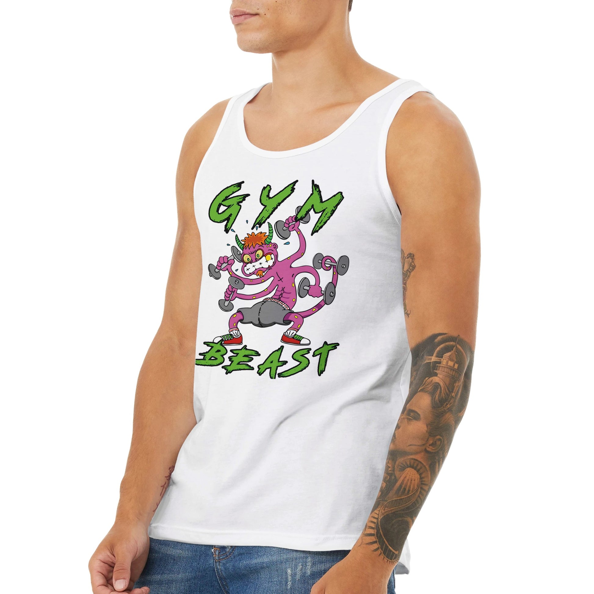 Gym Beast Premium Unisex Tank Top - Rampage Design Studio