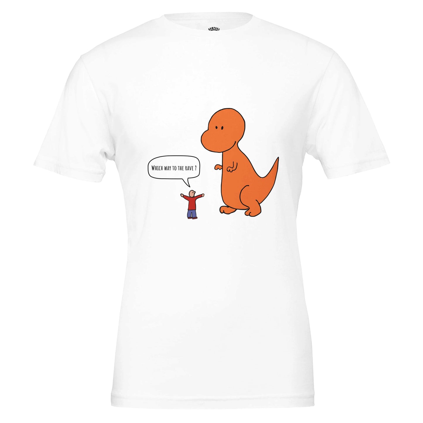 Which Way To The Rave? T-Shirt - Rampage Design Studio
