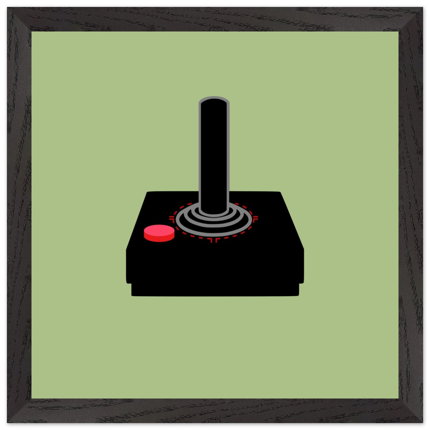 Atari Controller Wall Art, Game Controller Framed Poster, Gift for Gamers, Boys Room Decor, Teen Room Decor, Video Game Art, Video Game Print - Rampage Design Studio