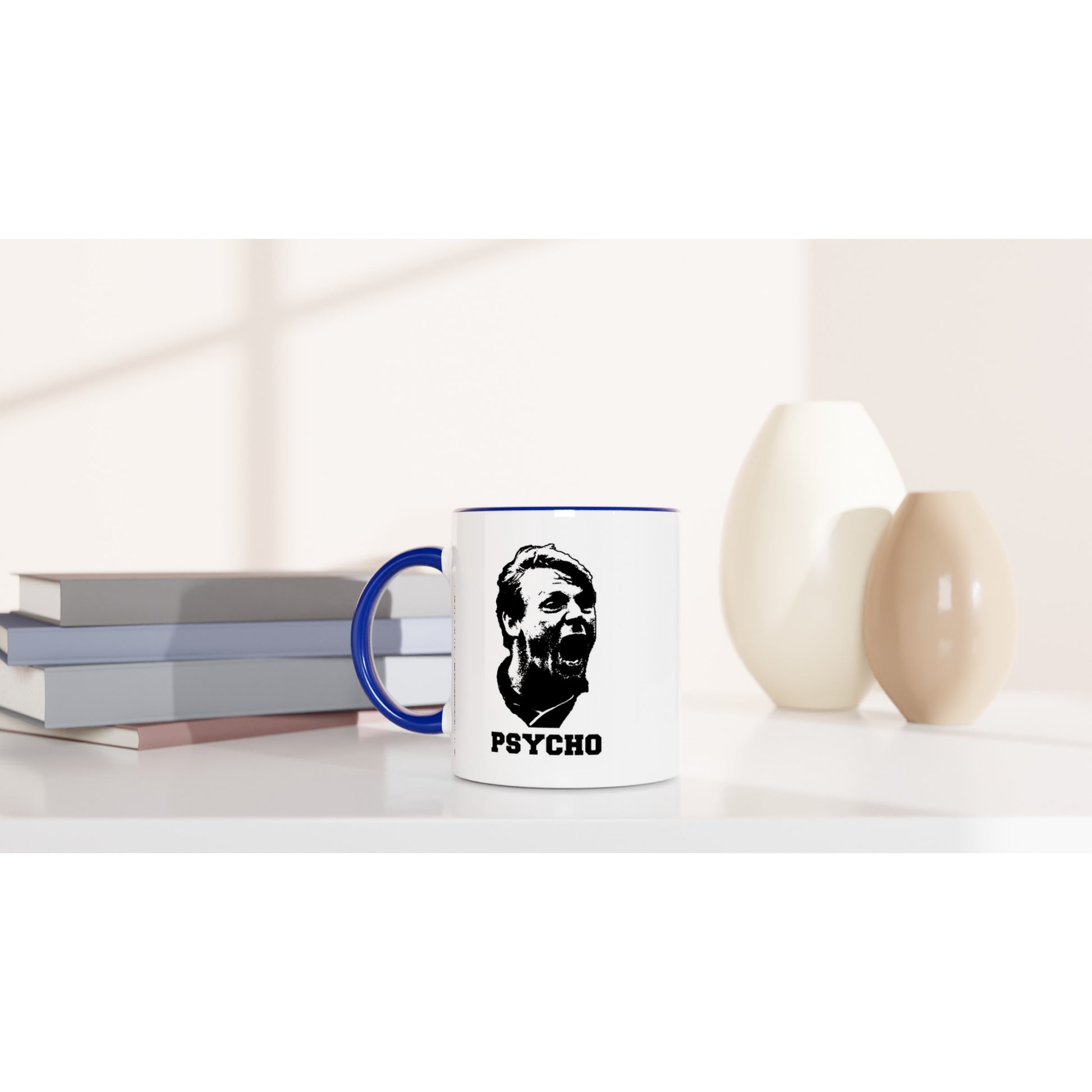 "Psycho" Stuart Pearce - 11oz Ceramic Mug Ceramic Blue - Rampage Design Studio