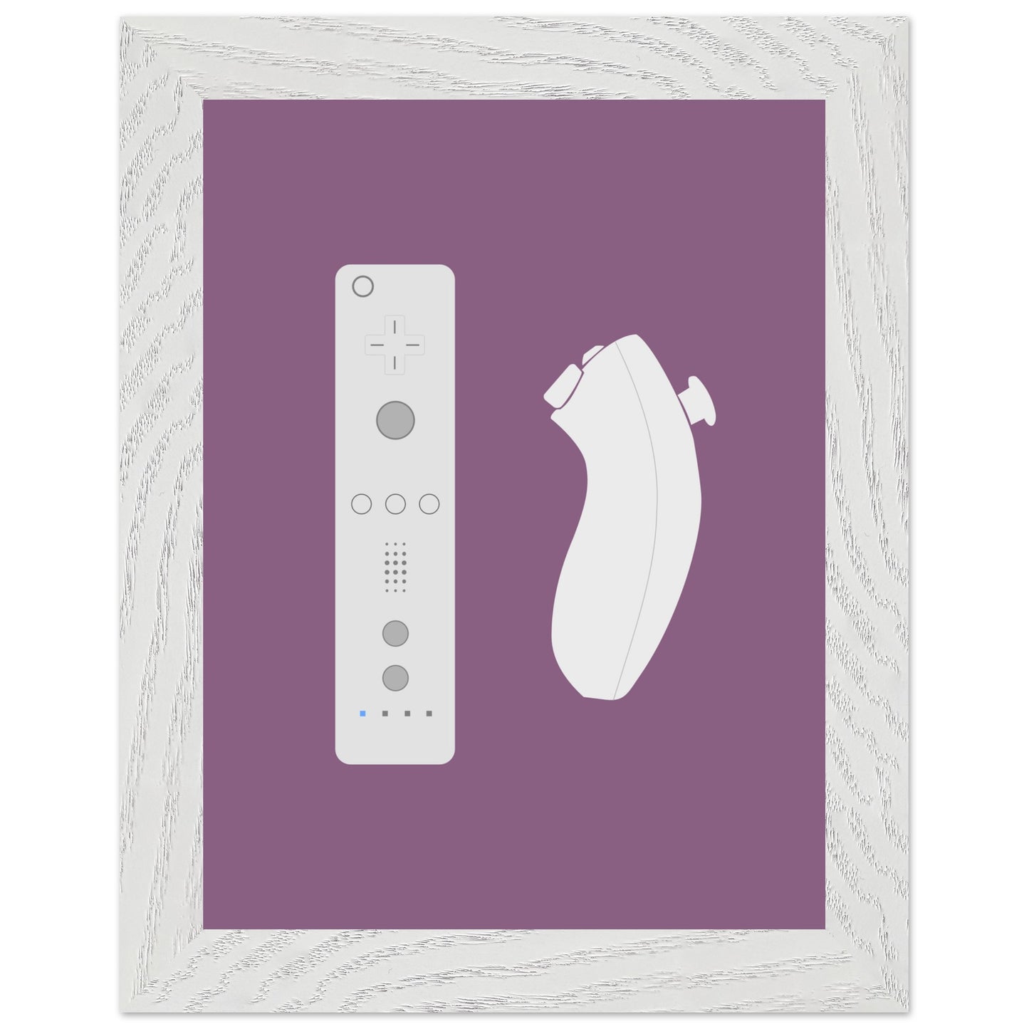 Nintendo Wii Wall Art, Game Controller Framed Poster, Gift for Gamers, Boys Room Decor, Teen Room Decor, Video Game Art, Video Game Print - Rampage Design Studio