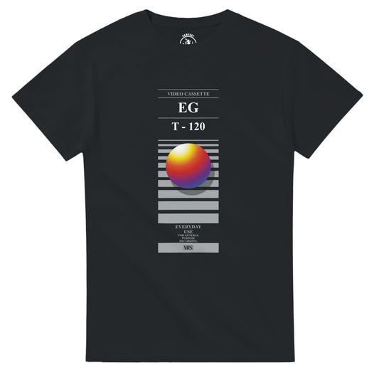 Retro VHS EG T-120 T-Shirt - Rampage Design Studio