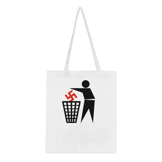 Anti-Hate Tote Bag | Anti-Racism Symbolic Art | Say No to Hate - Rampage Design Studio