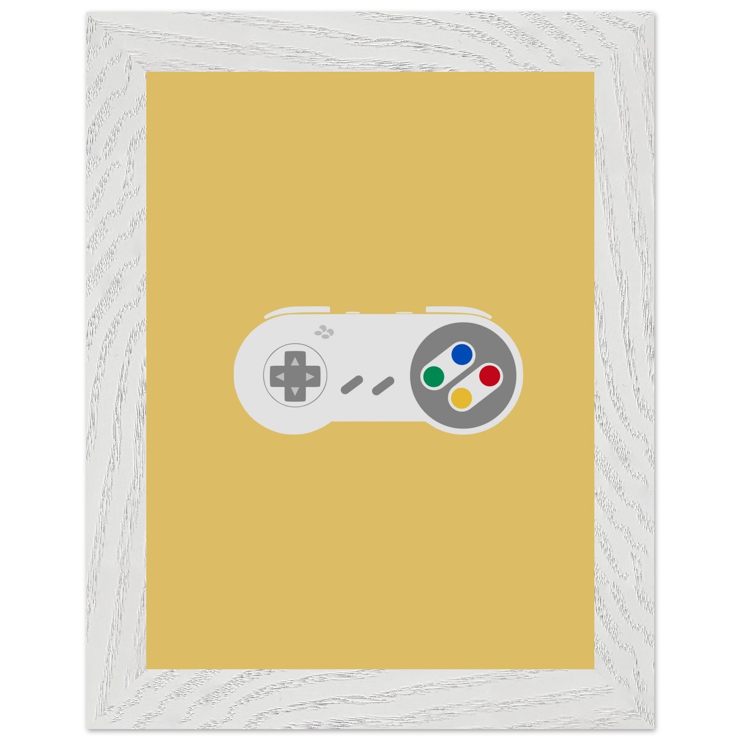 Nintendo SNES Wall Art, Game Controller Framed Poster, Gift for Gamers, Boys Room Decor, Teen Room Decor, Video Game Art, Video Game Print - Rampage Design Studio