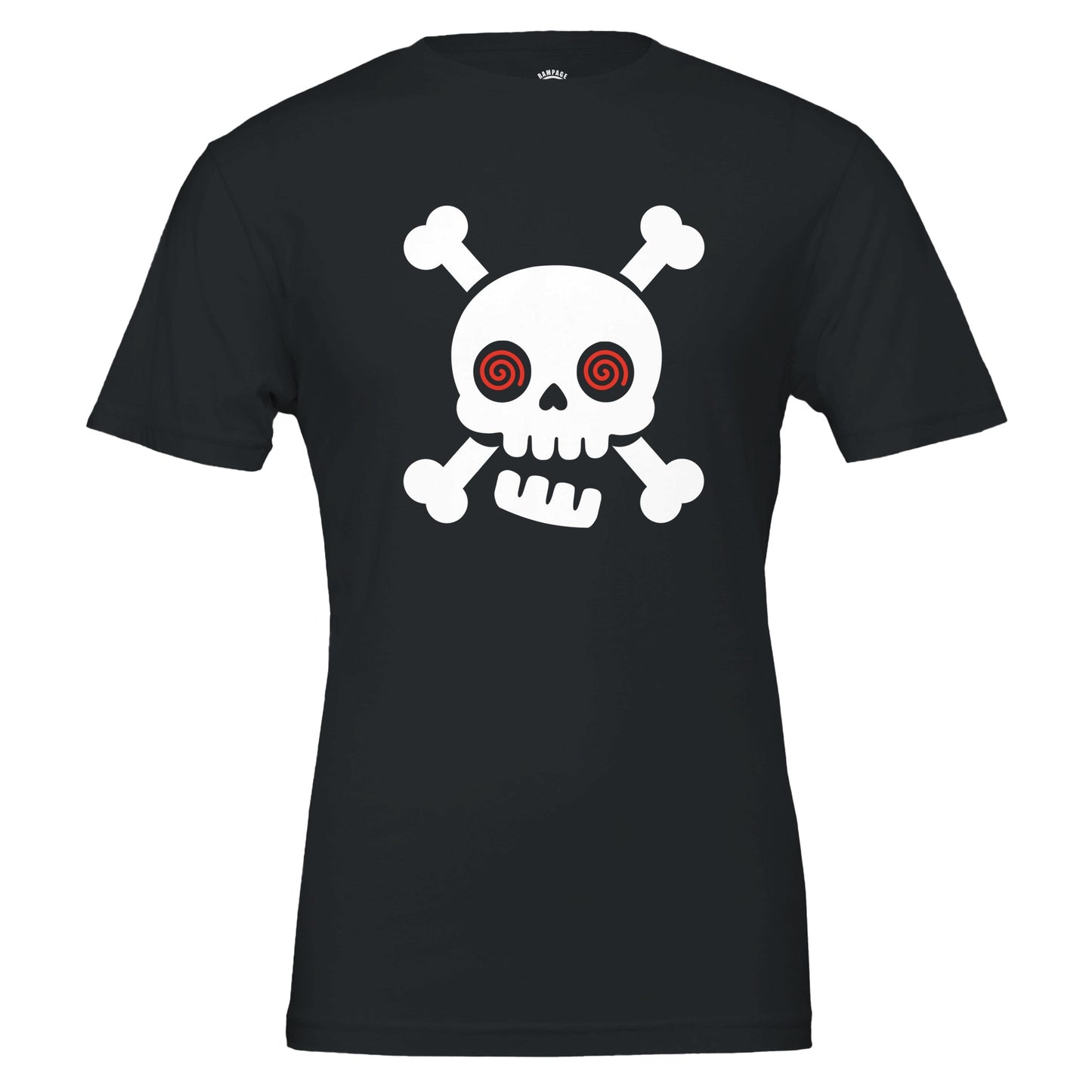 Hypnotic Skull T-Shirt - Rampage Design Studio