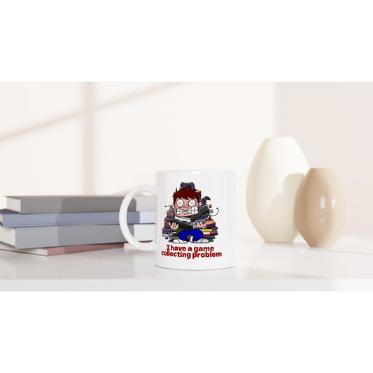 Funny Gamer Mug – 11oz Ceramic Coffee Cup for Game Collectors - Rampage Design Studio