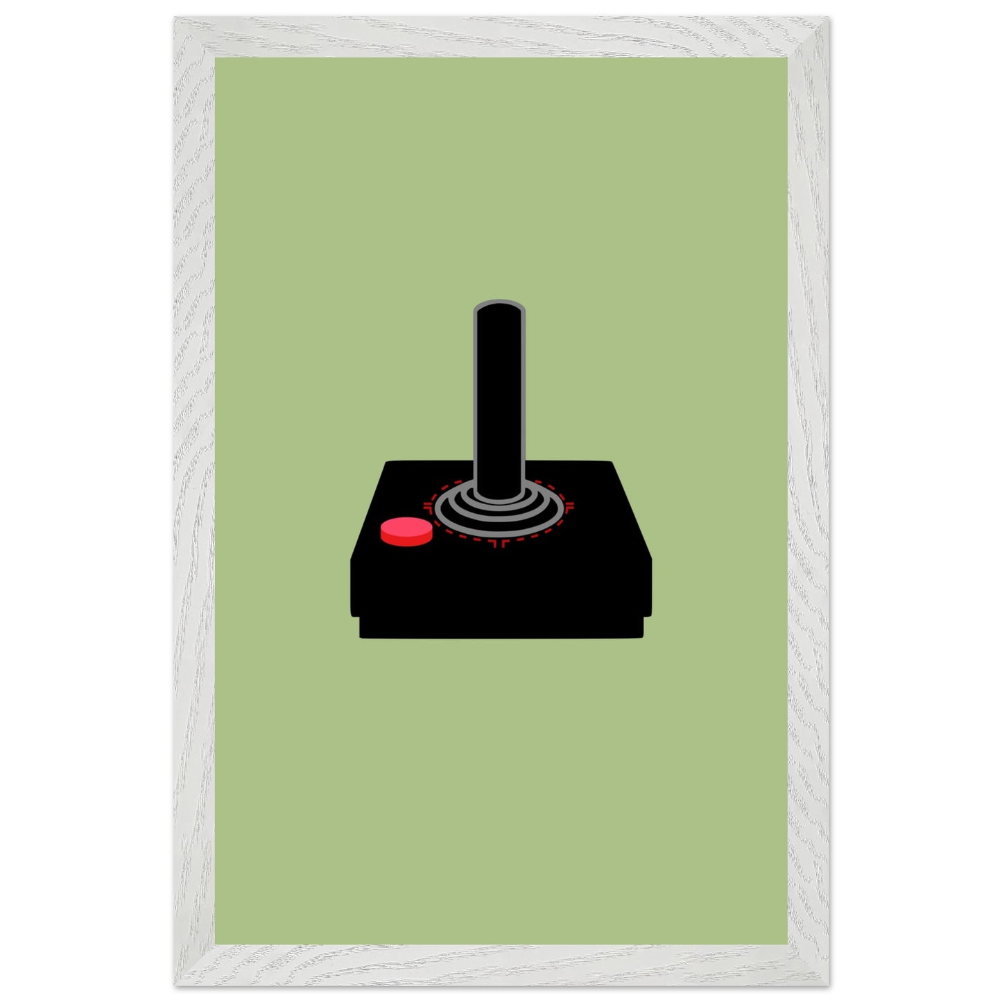Atari Controller Wall Art, Game Controller Framed Poster, Gift for Gamers, Boys Room Decor, Teen Room Decor, Video Game Art, Video Game Print - Rampage Design Studio