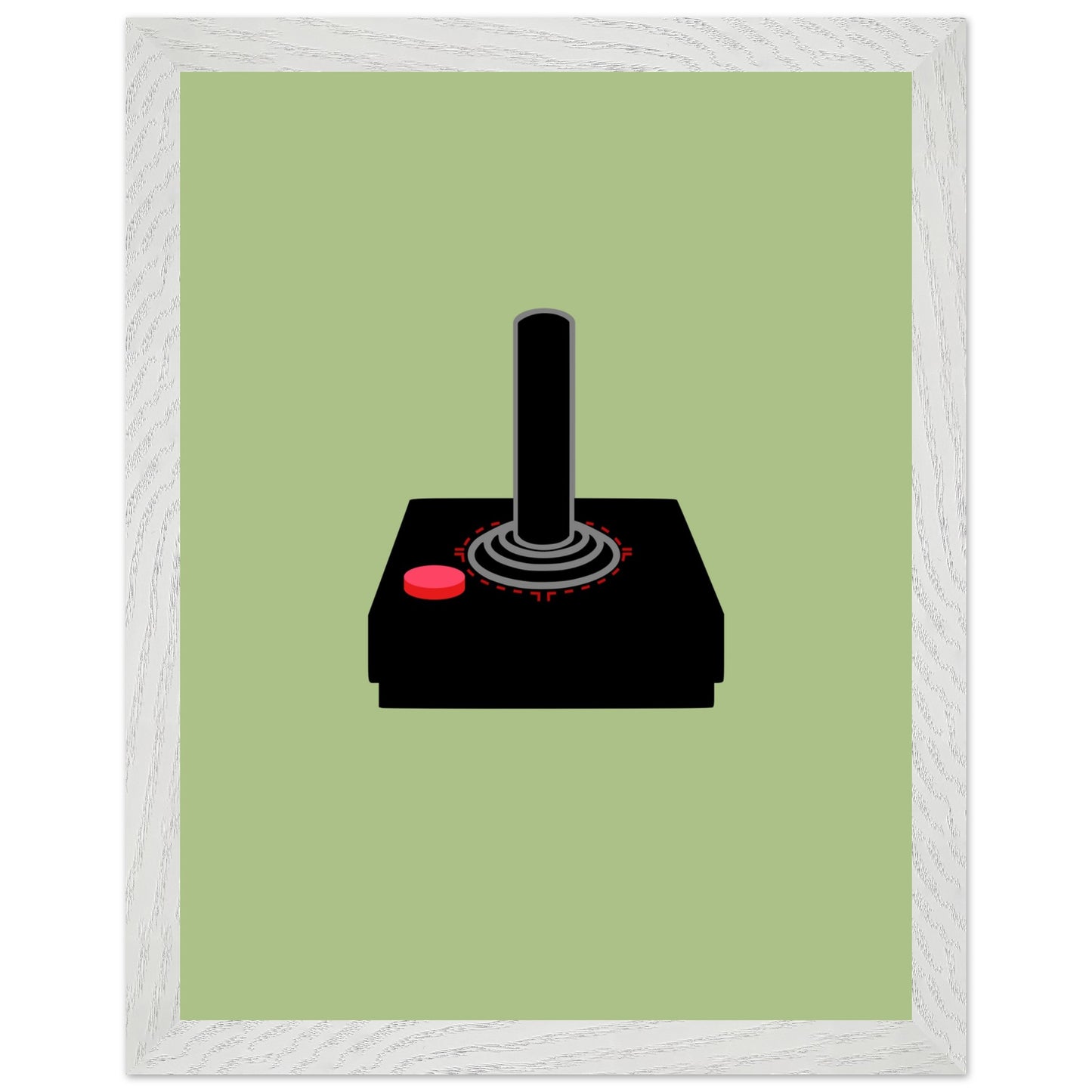 Atari Controller Wall Art, Game Controller Framed Poster, Gift for Gamers, Boys Room Decor, Teen Room Decor, Video Game Art, Video Game Print - Rampage Design Studio