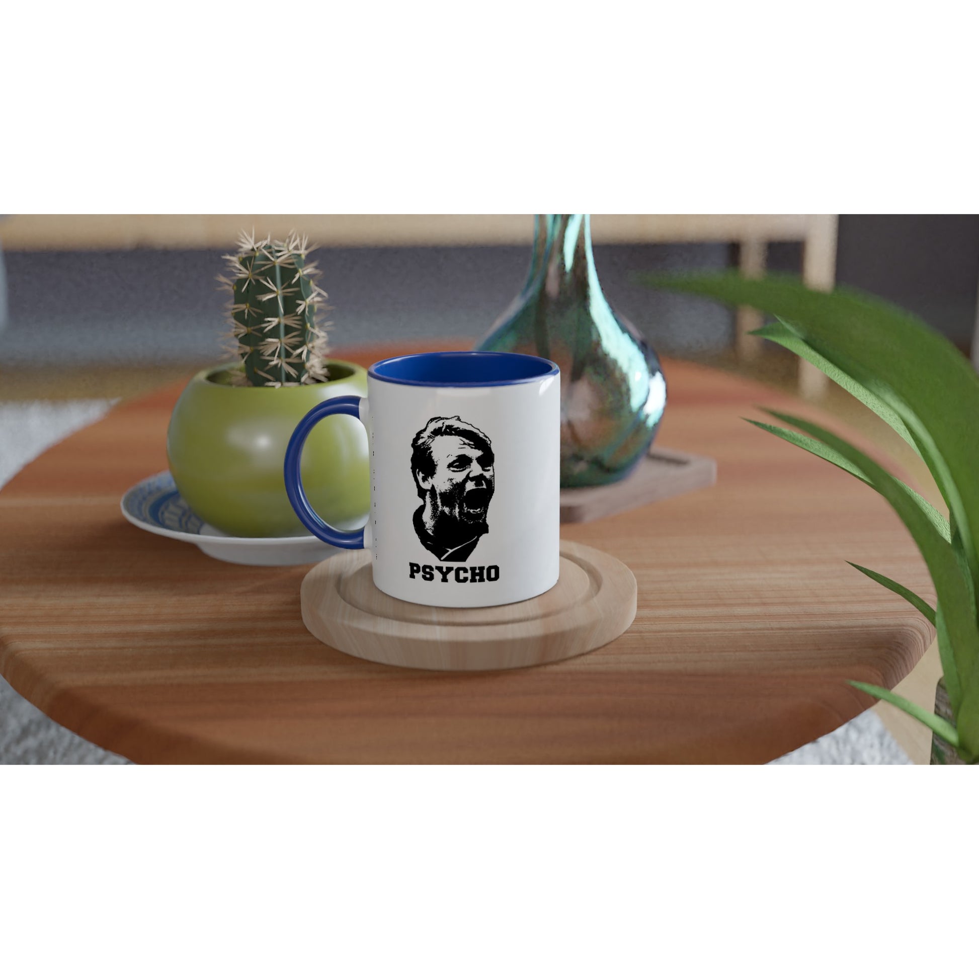 "Psycho" Stuart Pearce - 11oz Ceramic Mug Ceramic Blue - Rampage Design Studio
