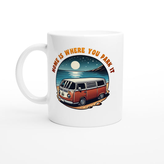Home Is Where You Park It camper van mug - Rampage Design Studio