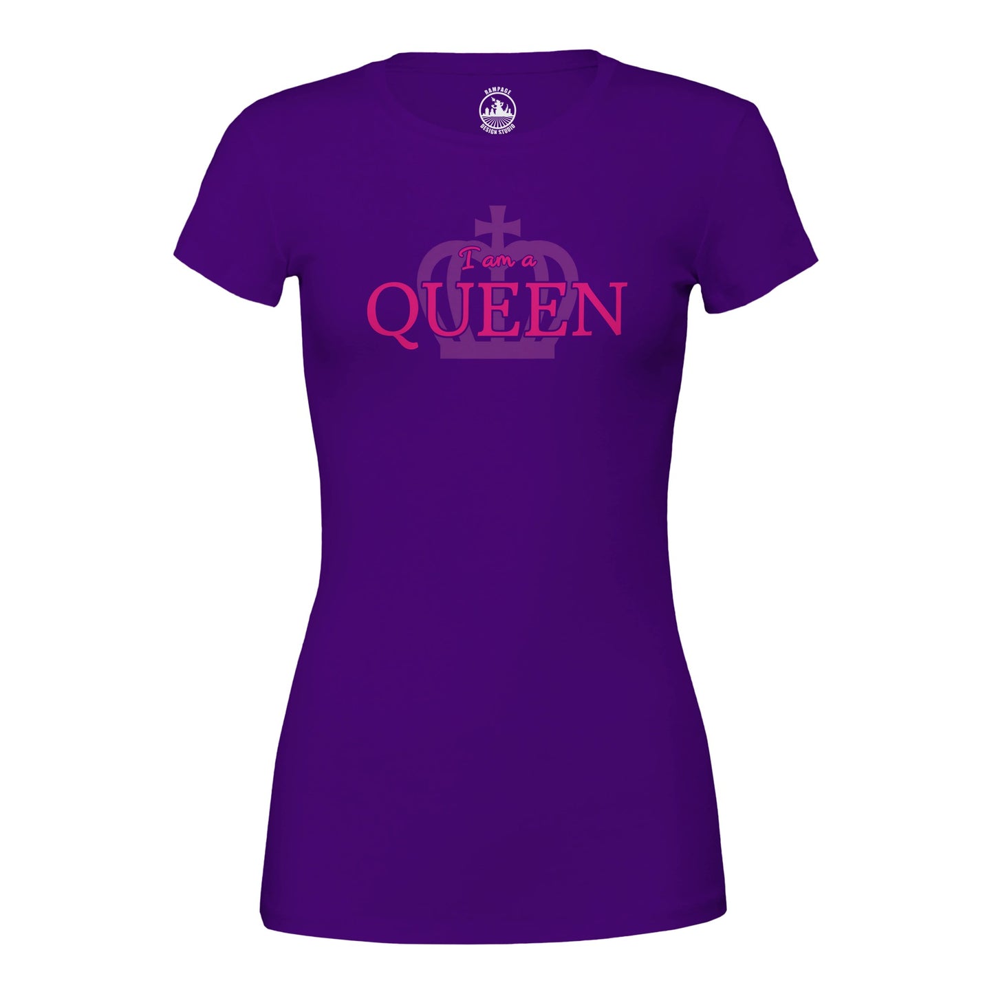 I Am a Queen Women’s T-Shirt - Rampage Design Studio