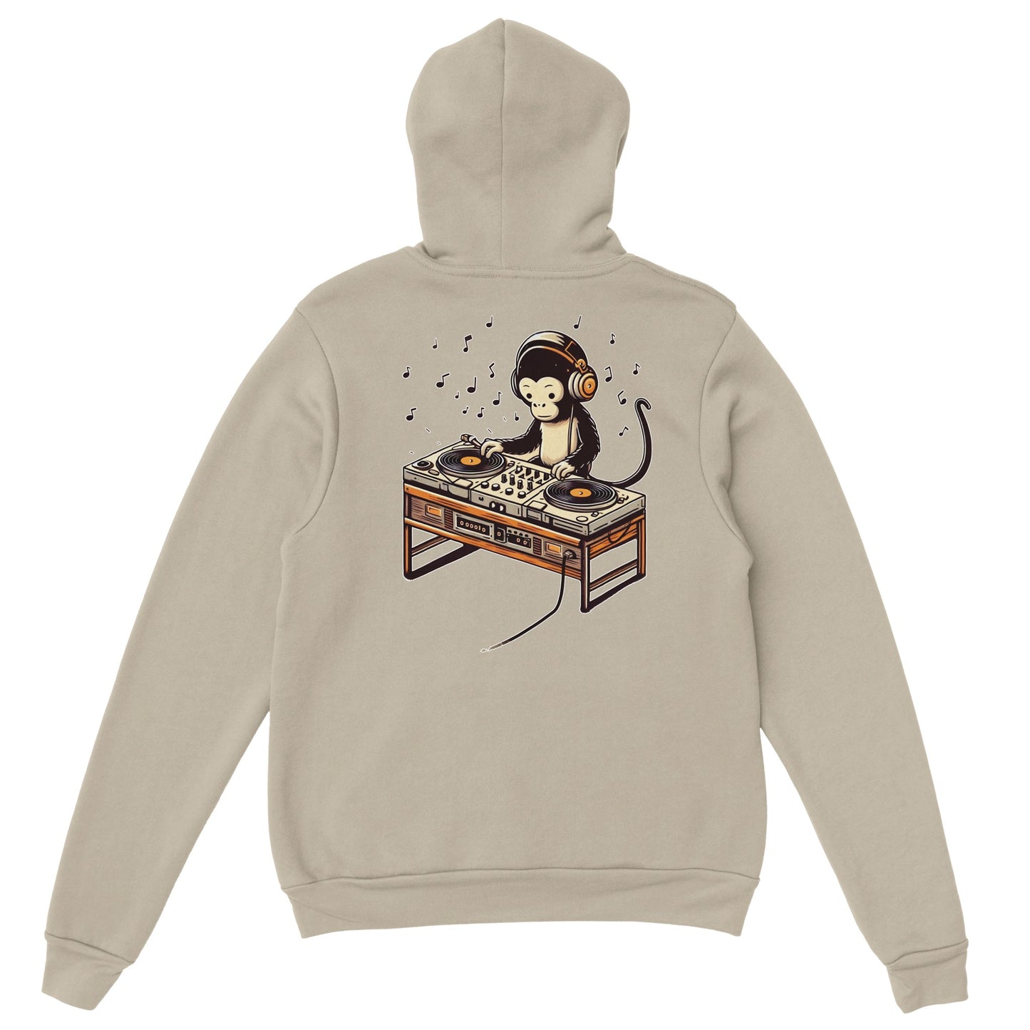 Monkey DJ - Classic Unisex Pullover Hoodie - Rampage Design Studio