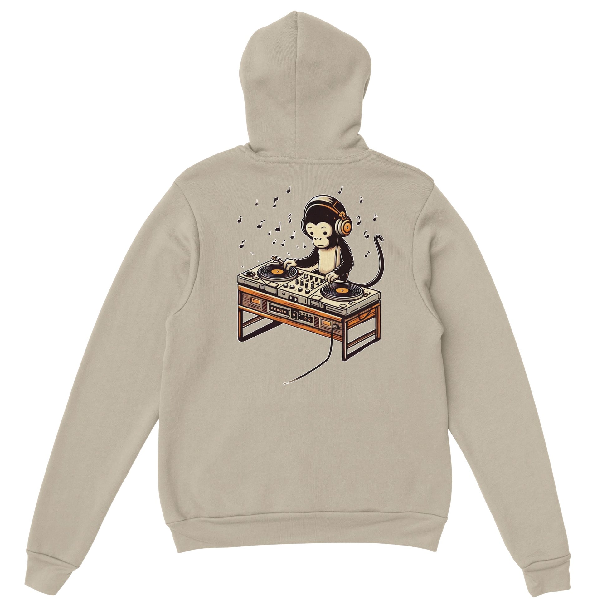 Monkey DJ - Classic Unisex Pullover Hoodie - Rampage Design Studio