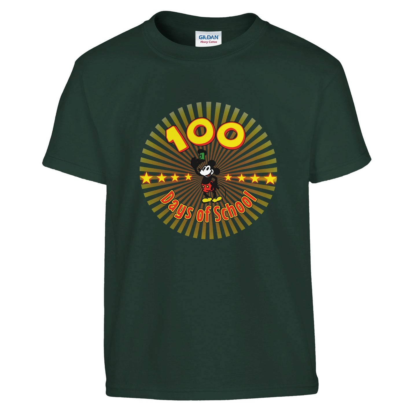 100 Days of School T-Shirt, Mickey Mouse Tee - Rampage Design Studio
