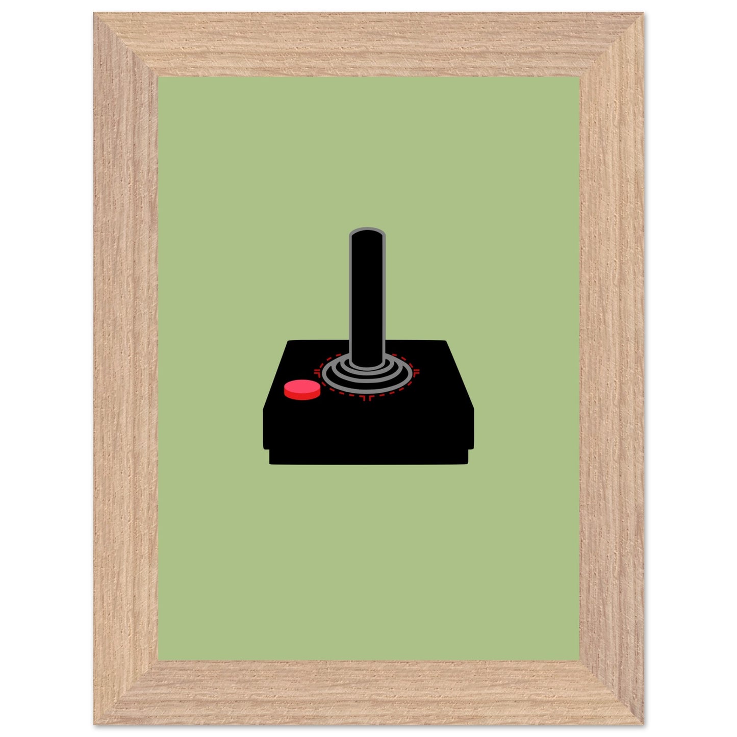 Atari Controller Wall Art, Game Controller Framed Poster, Gift for Gamers, Boys Room Decor, Teen Room Decor, Video Game Art, Video Game Print - Rampage Design Studio