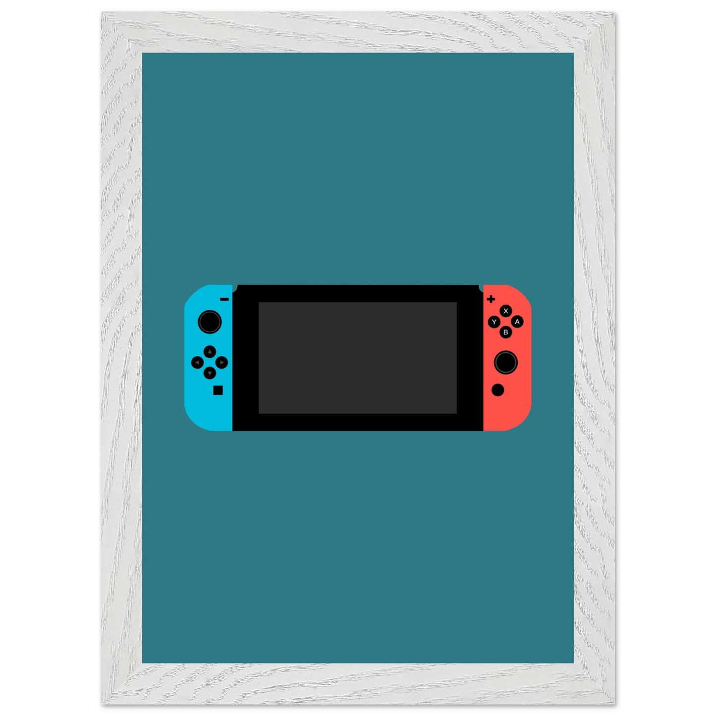 Nintendo Switch Wall Art, Game Console Framed Poster, Gift for Gamers, Boys Room Decor, Teen Room Decor, Video Game Art, Video Game Print - Rampage Design Studio