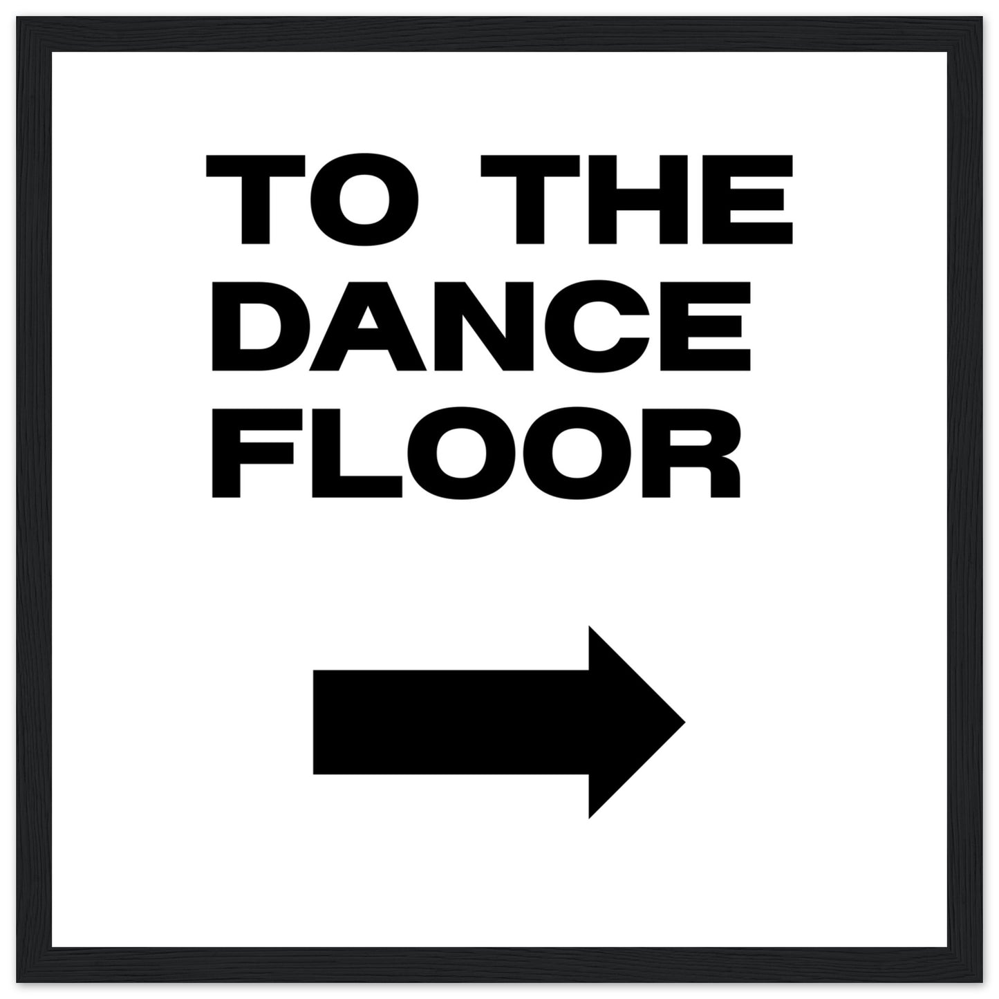 To The Dance Floor Mounted Framed Poster, Stylish Wall Art, Dance Studio Wall Art, Disco Wall Art, Living Room Art - Rampage Design Studio