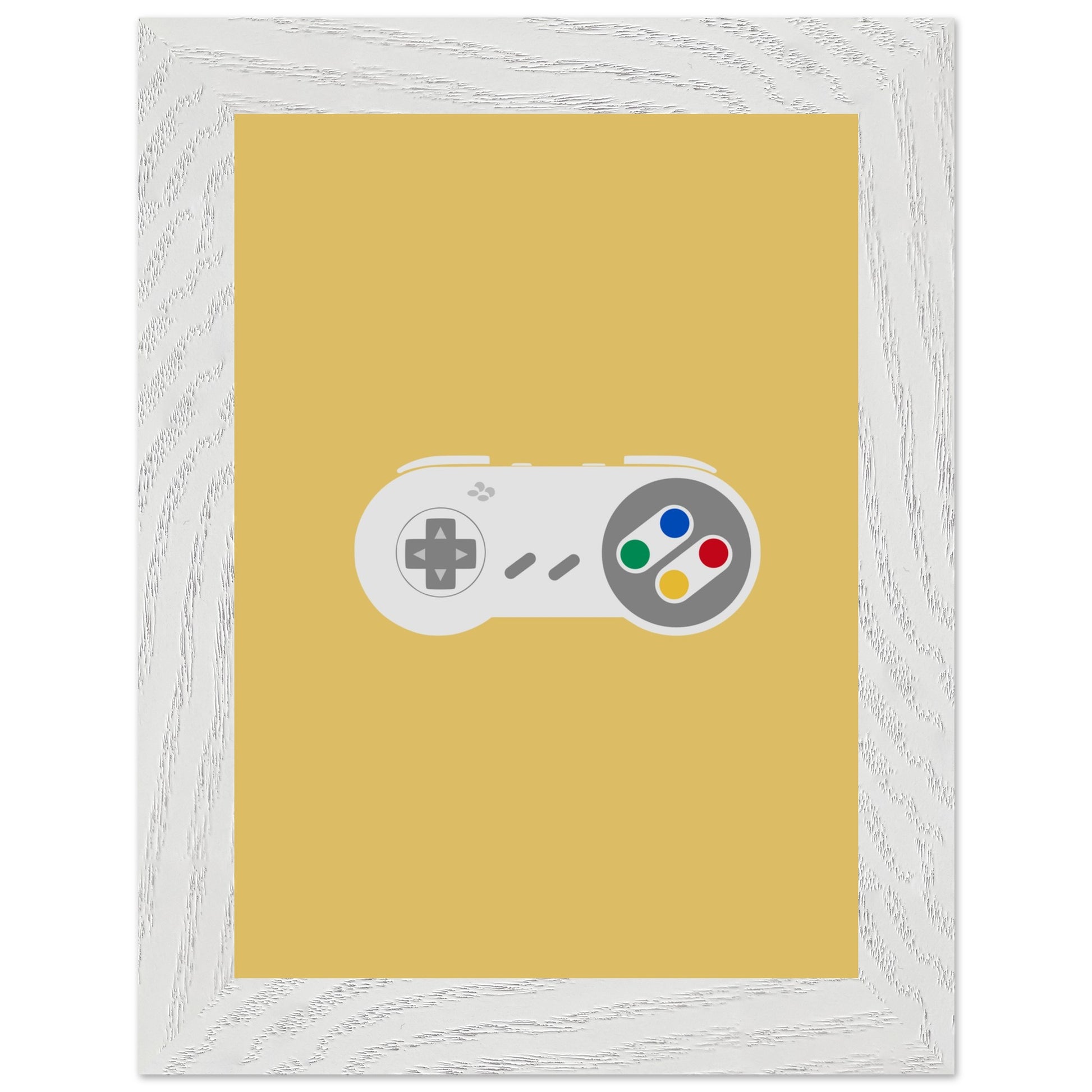 Nintendo SNES Wall Art, Game Controller Framed Poster, Gift for Gamers, Boys Room Decor, Teen Room Decor, Video Game Art, Video Game Print - Rampage Design Studio