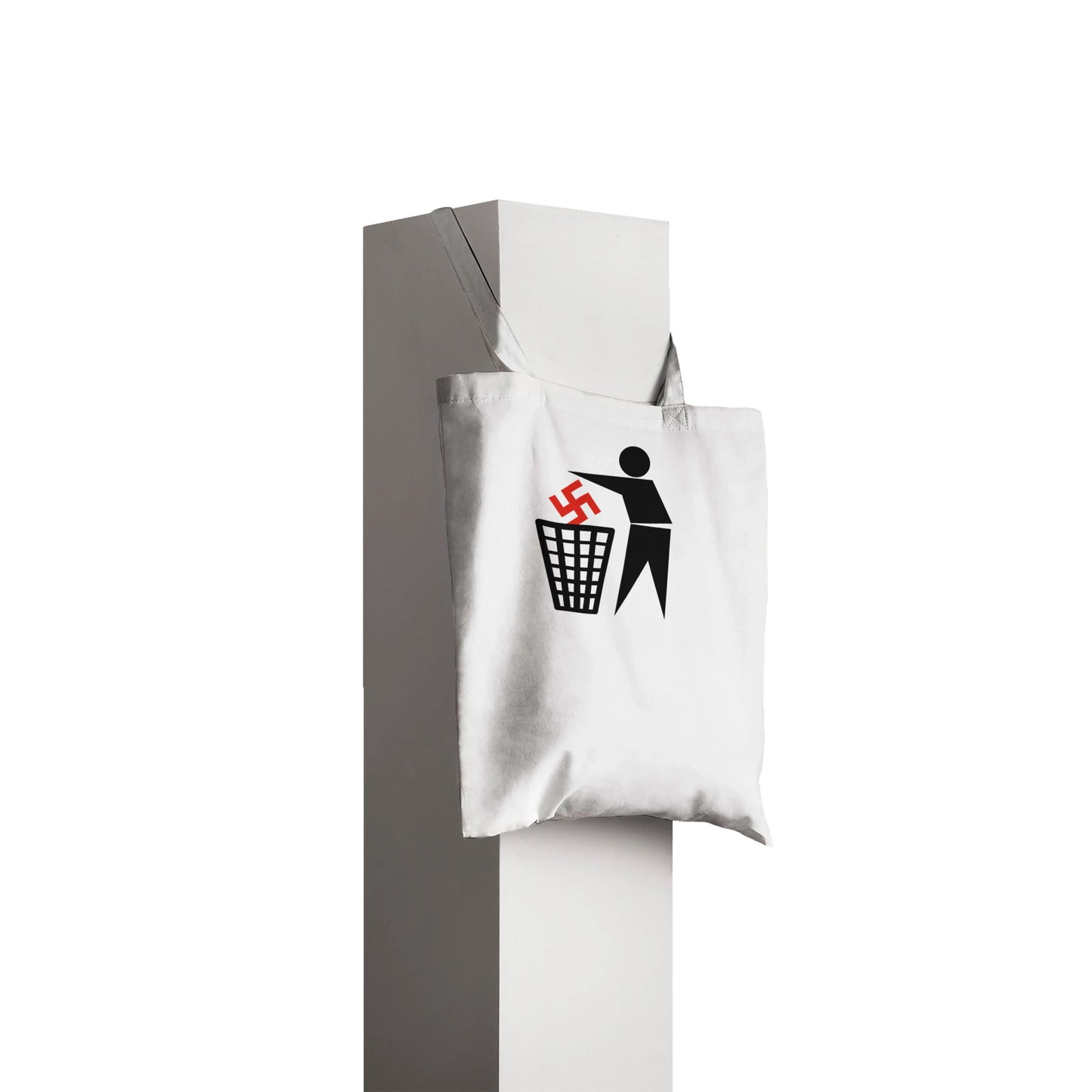 Anti-Hate Tote Bag | Anti-Racism Symbolic Art | Say No to Hate - Rampage Design Studio