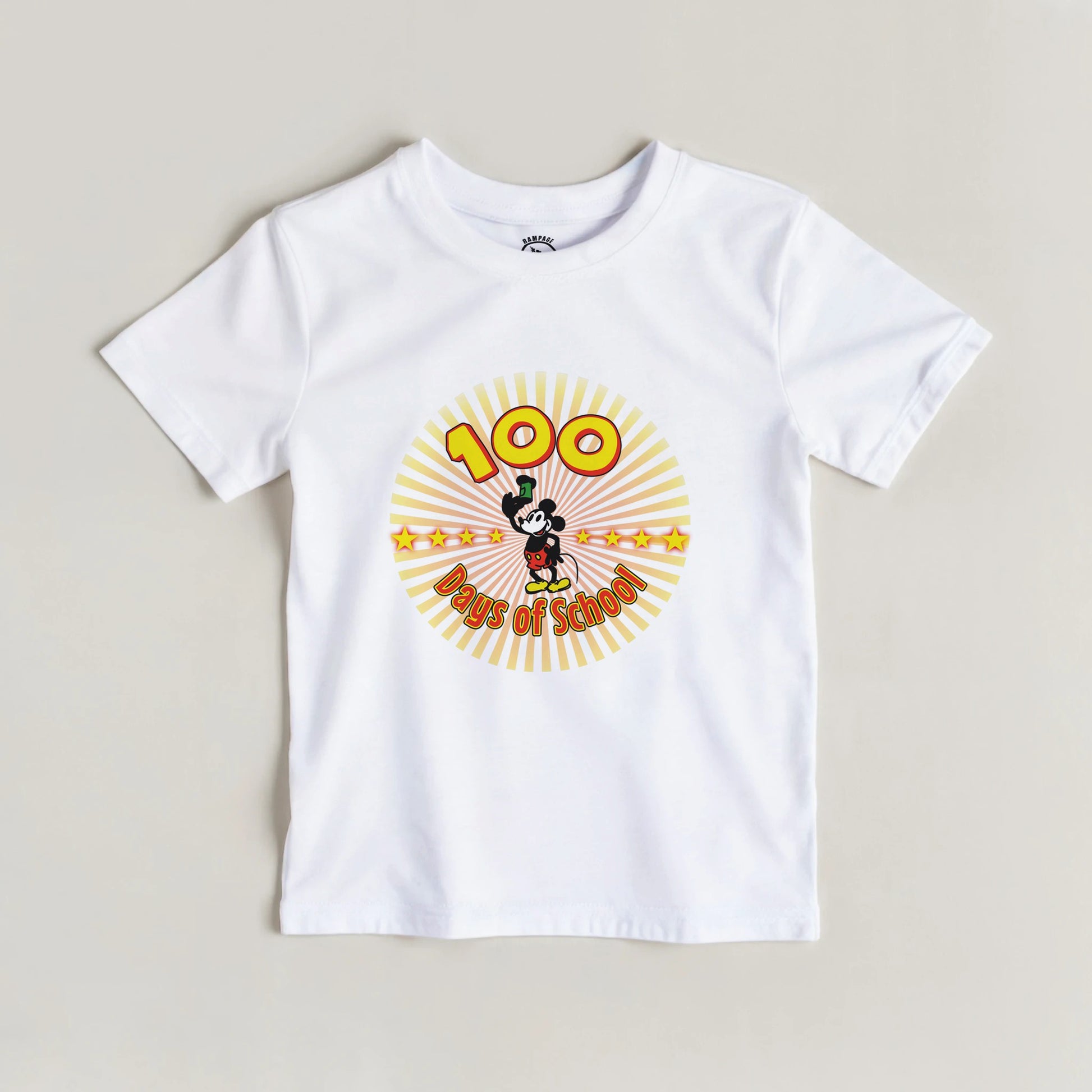 100 Days of School T-Shirt, Mickey Mouse Tee - Rampage Design Studio