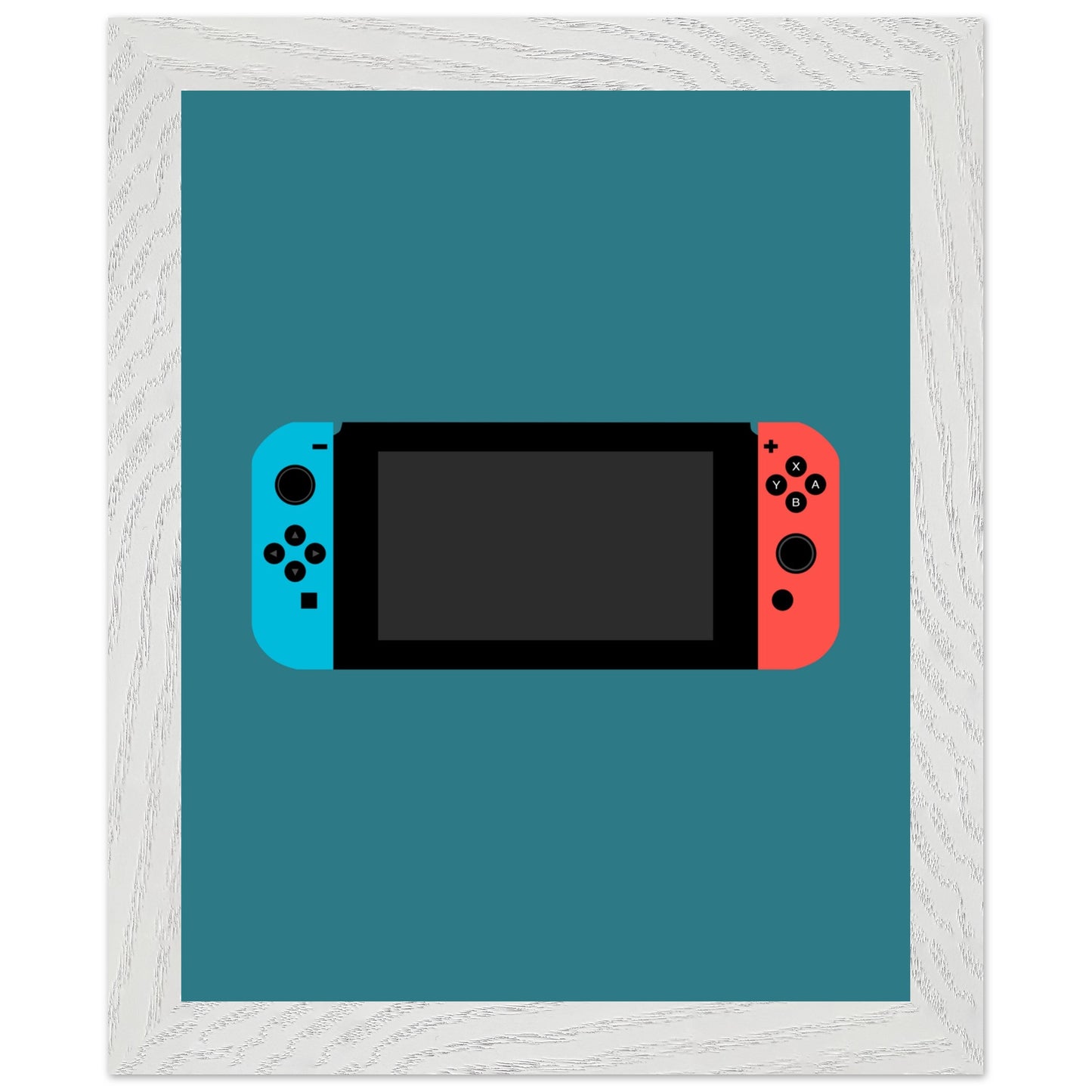 Nintendo Switch Wall Art, Game Console Framed Poster, Gift for Gamers, Boys Room Decor, Teen Room Decor, Video Game Art, Video Game Print - Rampage Design Studio