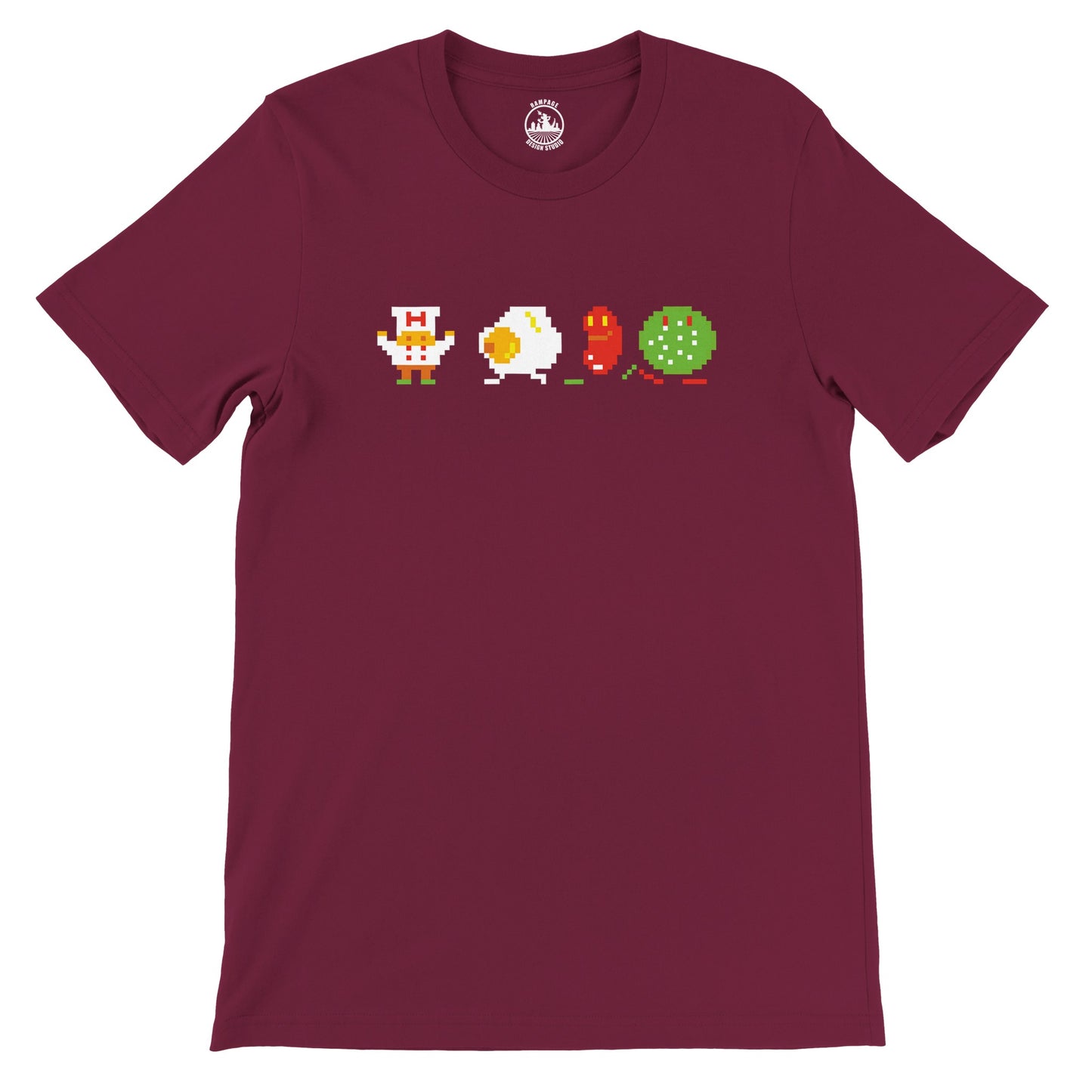 Burger Time Premium Unisex Crewneck T-shirt | Fun Chef Graphic Tee - Rampage Design Studio