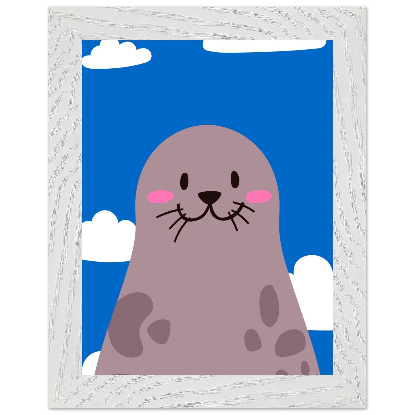 Personalized Nursery Art Mounted Framed Poster for Kids Rooms - Rampage Design Studio