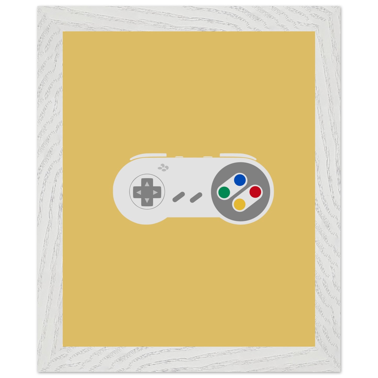 Nintendo SNES Wall Art, Game Controller Framed Poster, Gift for Gamers, Boys Room Decor, Teen Room Decor, Video Game Art, Video Game Print - Rampage Design Studio