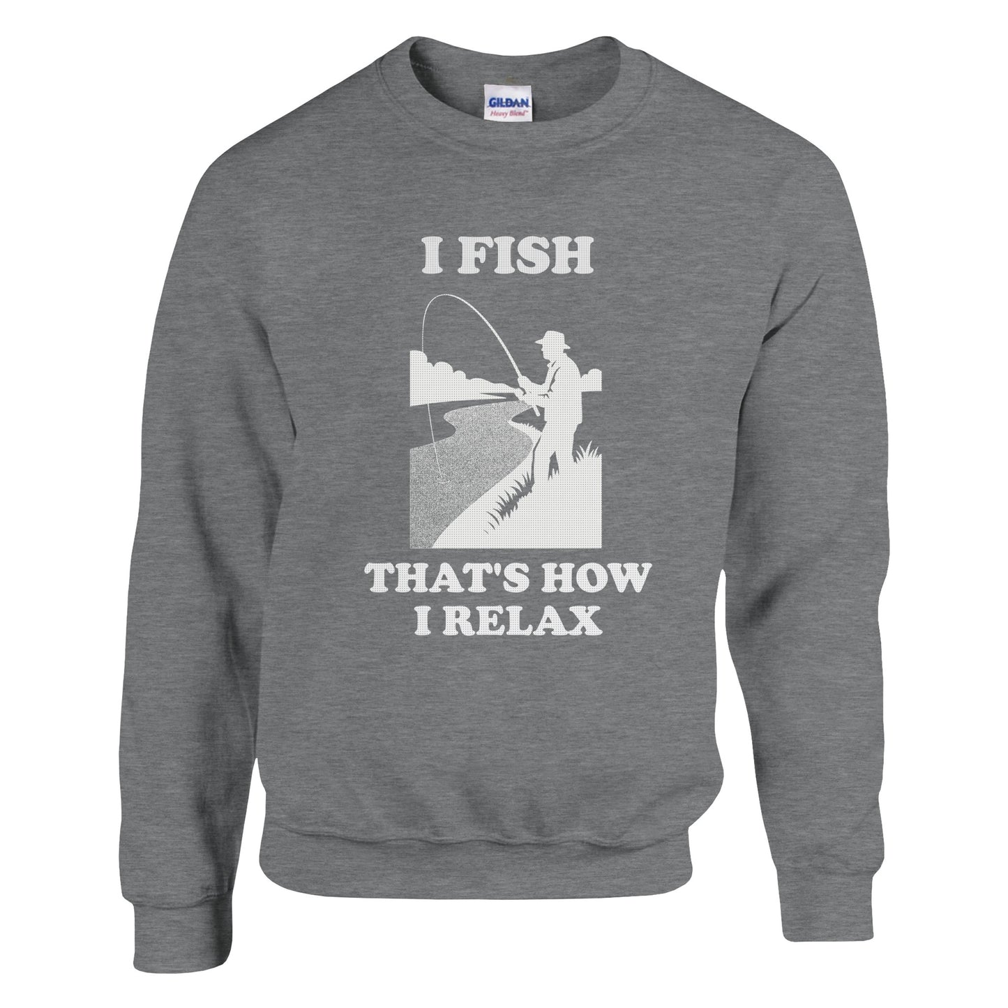I Fish That’s How I Relax Sweatshirt | Funny Fisherman Gift | Angler Fishing Shirt | Outdoors Shirt | Rampage Design Studio - Rampage Design Studio