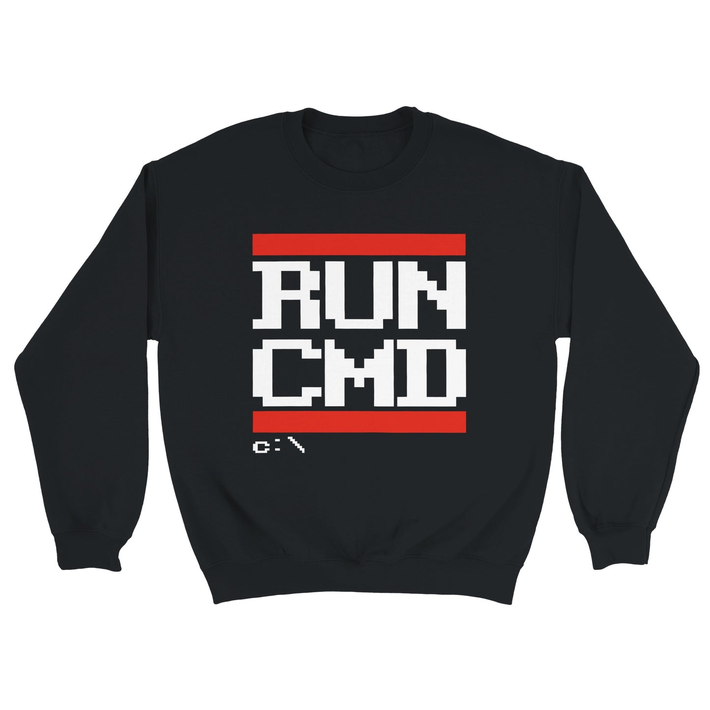 RUN CMD Sweatshirt - Programmer Crewneck - Funny Coding Sweater - Geek Pullover - IT Tech Sweatshirt - Gamer Gift - Software Engineer - Rampage Design Studio