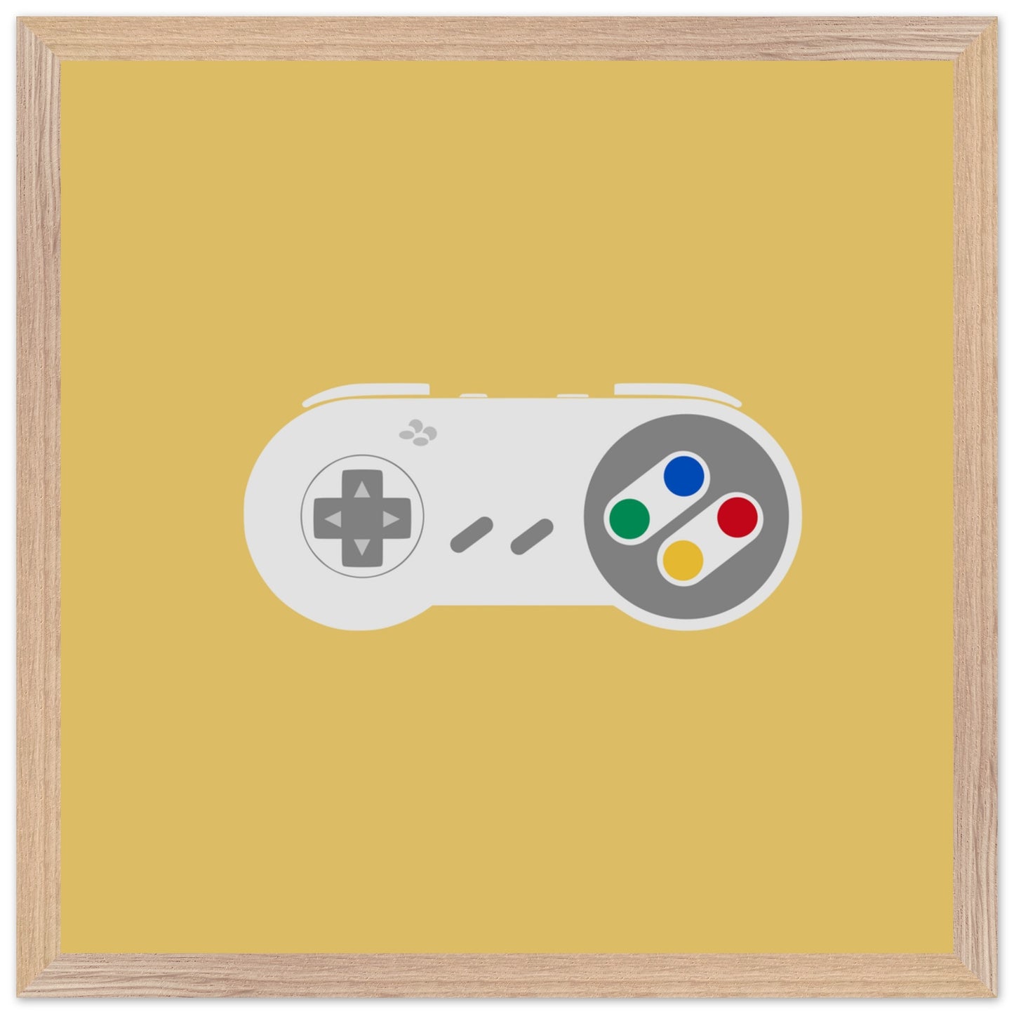 Nintendo SNES Wall Art, Game Controller Framed Poster, Gift for Gamers, Boys Room Decor, Teen Room Decor, Video Game Art, Video Game Print - Rampage Design Studio